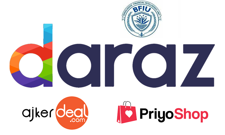 দারাজসহ ২৩ ই-কমার্স প্রতিষ্ঠান ও ব্যক্তির ব্যাংক হিসাব তলব দারাজসহ ২৩ ই-কমার্স প্রতিষ্ঠান ও ব্যক্তির ব্যাংক হিসাব তলব