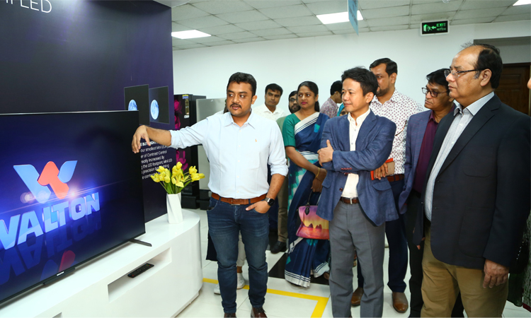 ইপিবি প্রতিনিধিদলের ওয়ালটন হেডকোয়ার্টার পরিদর্শন, পণ্য রপ্তানিতে সহায়তার আশ্বাস