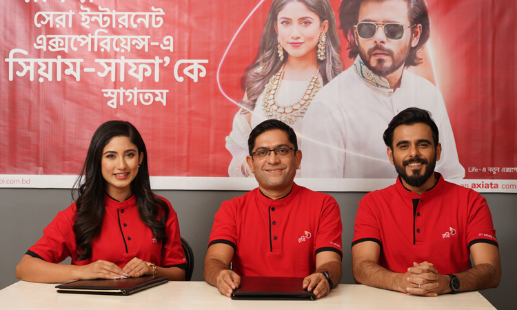 রবি’র নতুন ব্র্যান্ড অ্যাম্বাসেডর সিয়াম ও সাফা