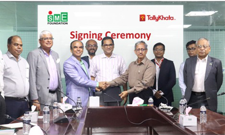 ক্ষুদ্র ব্যবসাকে ডিজিটাল করতে এসএমই ফাউন্ডেশনের সহযোগী টালিখাতা