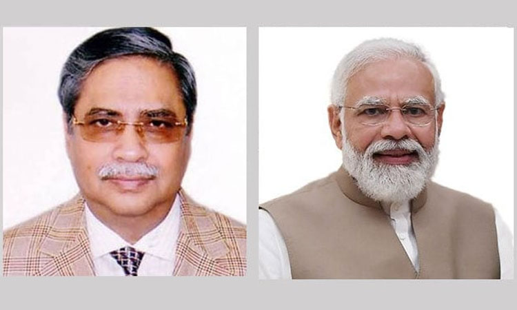 নবনির্বাচিত রাষ্ট্রপতি সাহাবুদ্দিনকে ভারতের প্রধানমন্ত্রীর অভিনন্দন