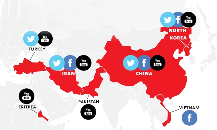 বিশ্বের যে সমস্ত দেশে নিষিদ্ধ ফেসবুক বিশ্বের যে সমস্ত দেশে নিষিদ্ধ ফেসবুক