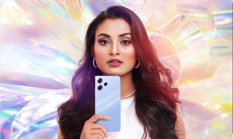 ক্রিস্টাল গ্লাস ডিজাইনের রেডমি ১২ দেশের বাজারে