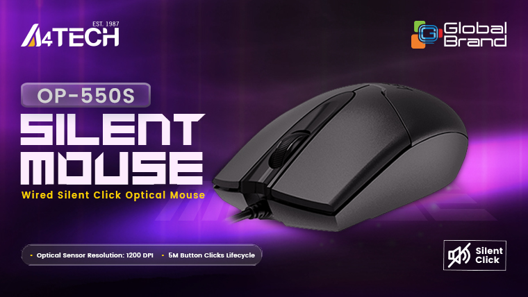 অত্যন্ত সাশ্রয়ী দামে সাইলেন্ট ক্লিক মাউস নিয়ে এলো এফোরটেক ওপি-৫৫০এস